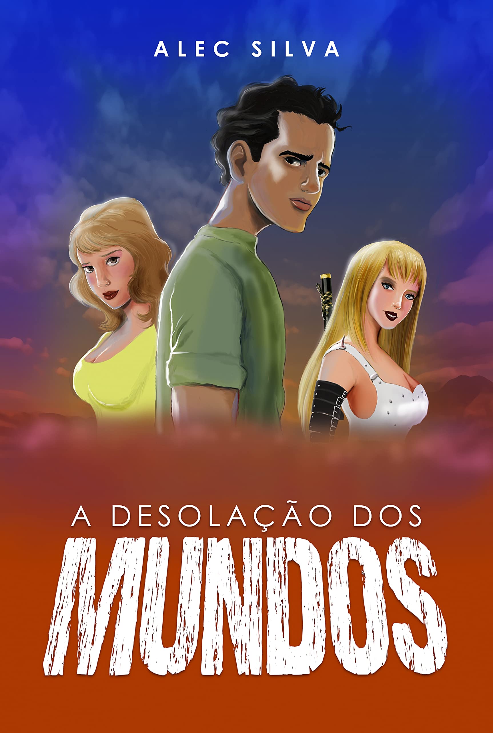 Capa de A desolação dos mundos por Alec Silva