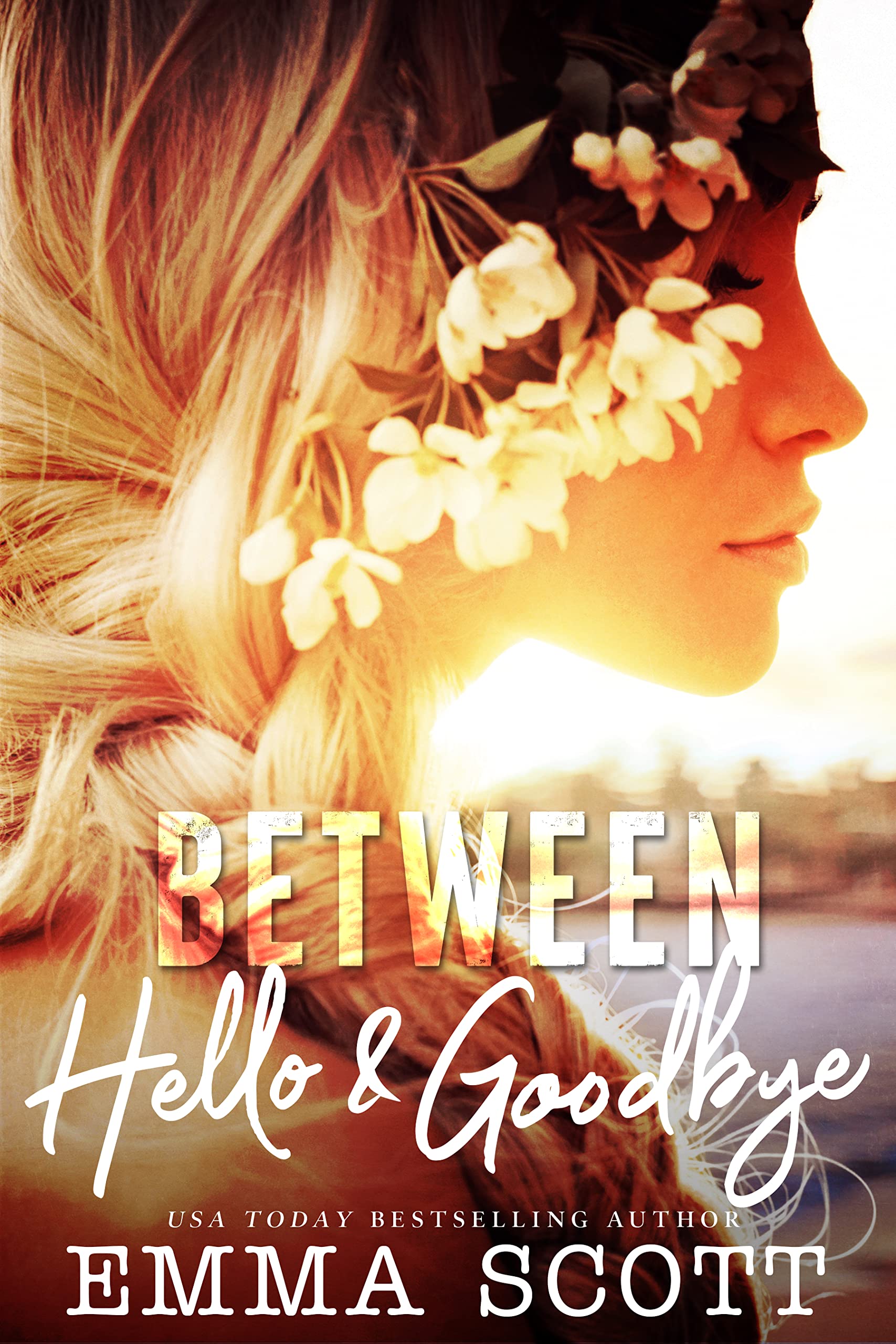 Capa de Between Hello and Goodbye por Emma   Scott