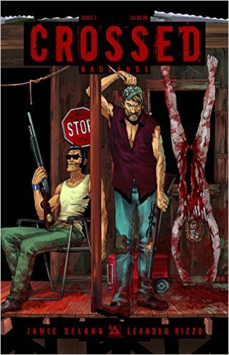 Capa de Crossed: Badlands por Jamie Delano
