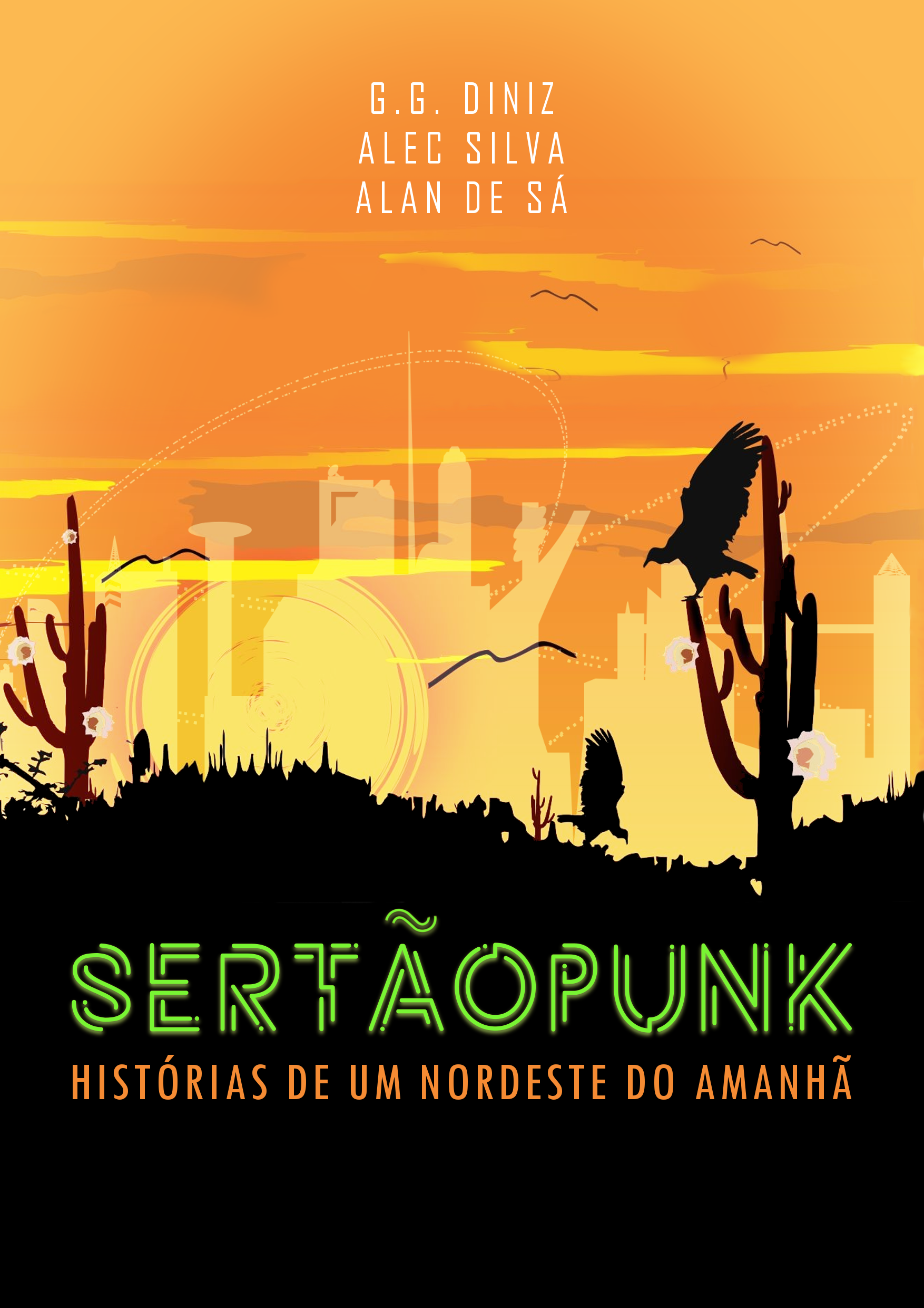 Capa de Sertãopunk: Histórias de um Nordeste do amanhã por Alec Silva