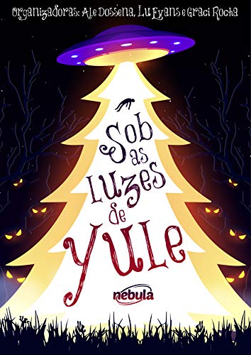 Capa de Sob as Luzes de Yule por Lu Evans